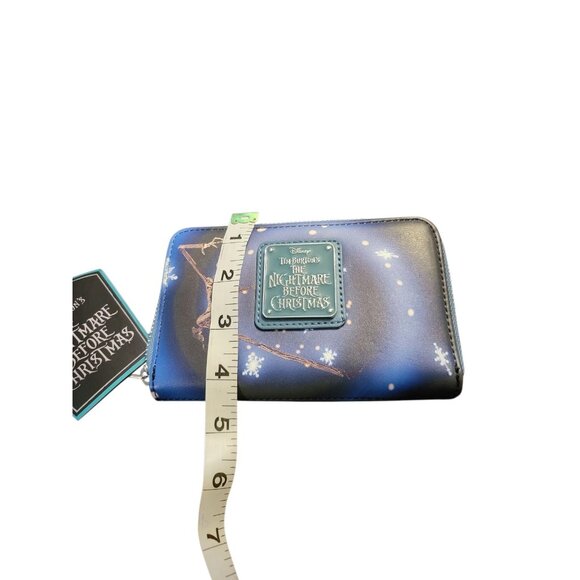 Loungefly Disney Nightmare Before Christmas Wallet Jack Skellington Sally NWT - Picture 4 of 12